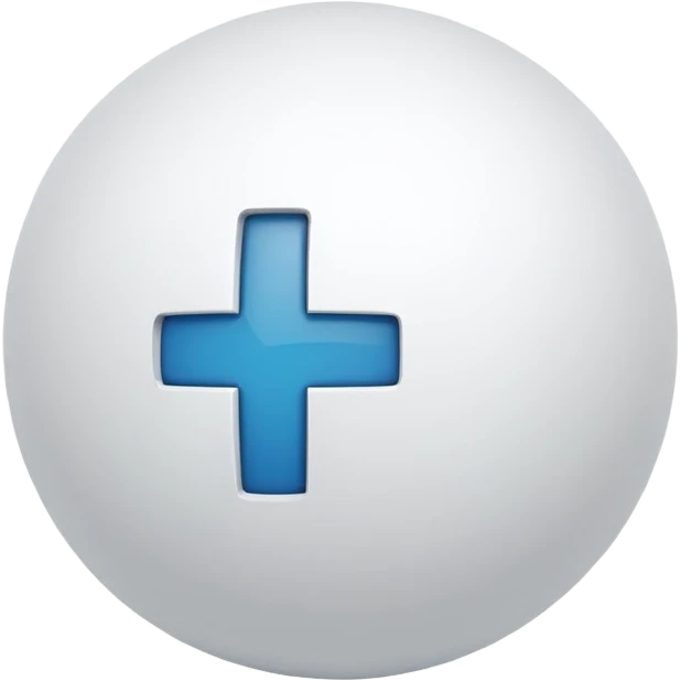 i want a white ball with a plus sign like the smash bros logo emoji