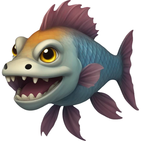 fish lion creature emoji