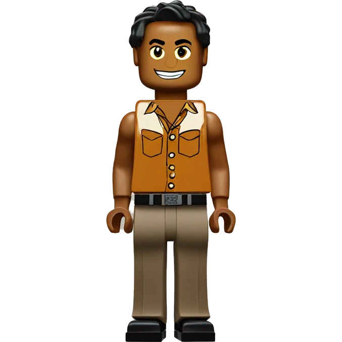 Tiger Wood lego full body emoji
