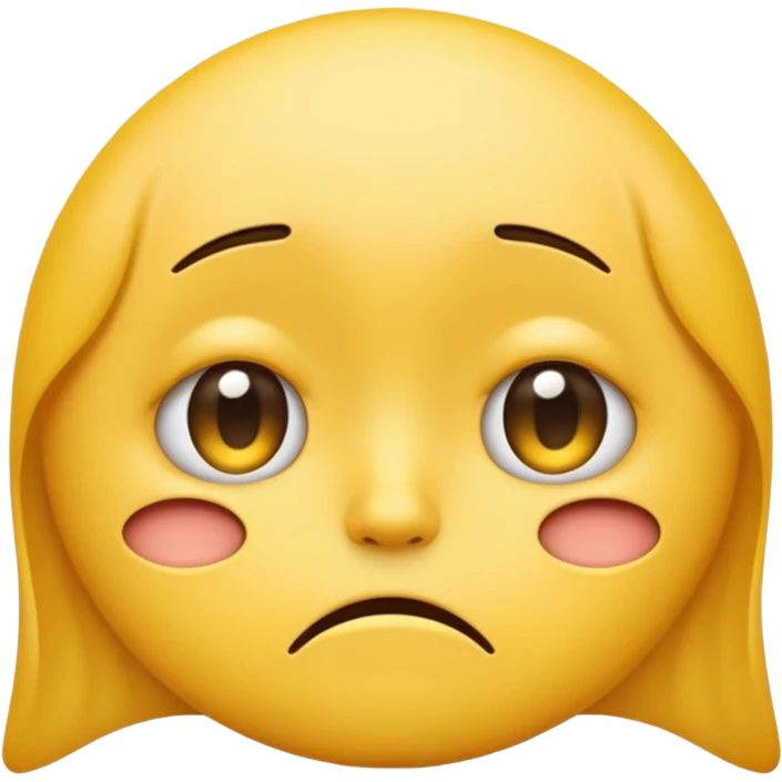 emoji expressing sadness and melancholy emotion emoji