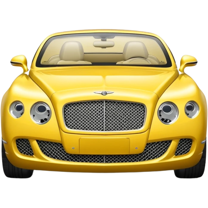 Yellow Bentley emoji