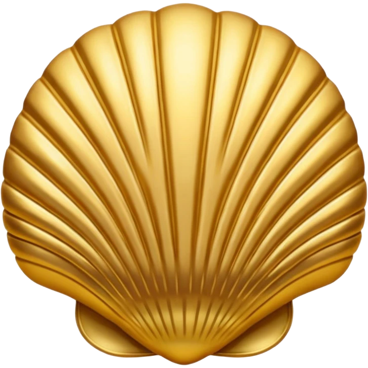 gold shell emoji
