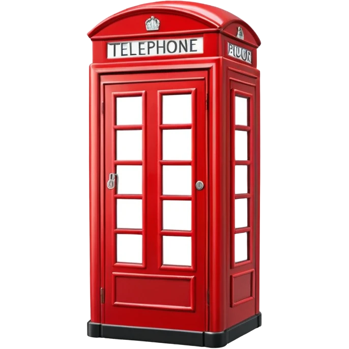 London telephone box emoji
