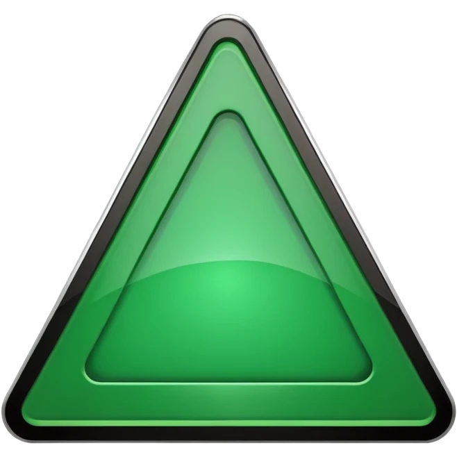danger green triangle sign emoji