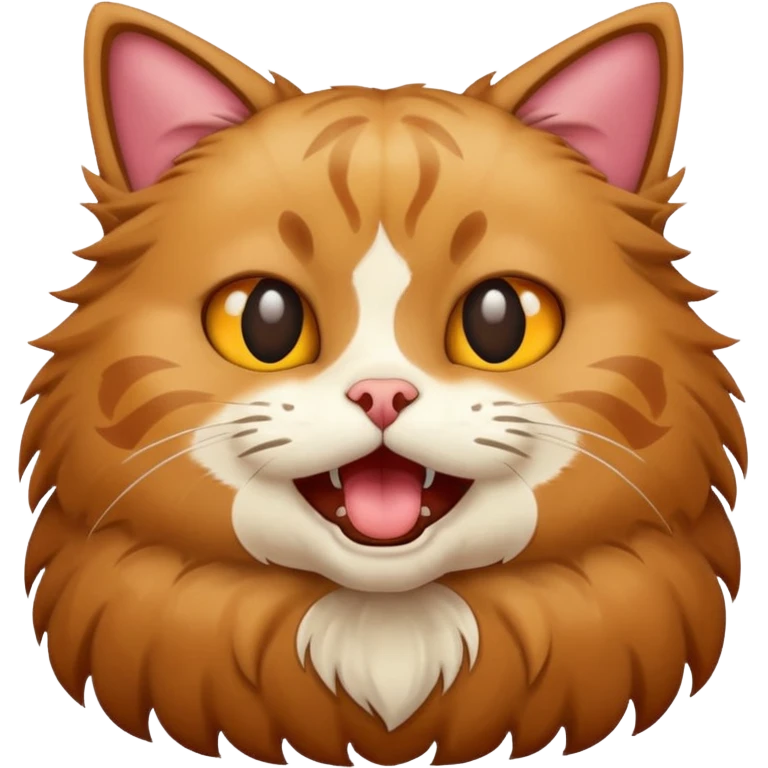 Cat barking  emoji