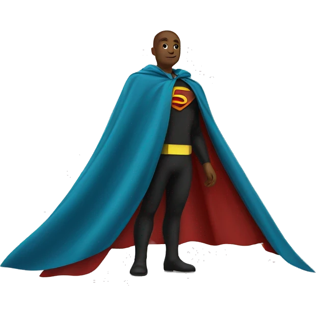 super hero cape emoji