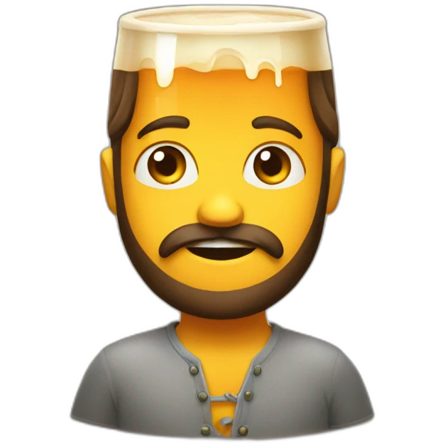Omer of beer emoji