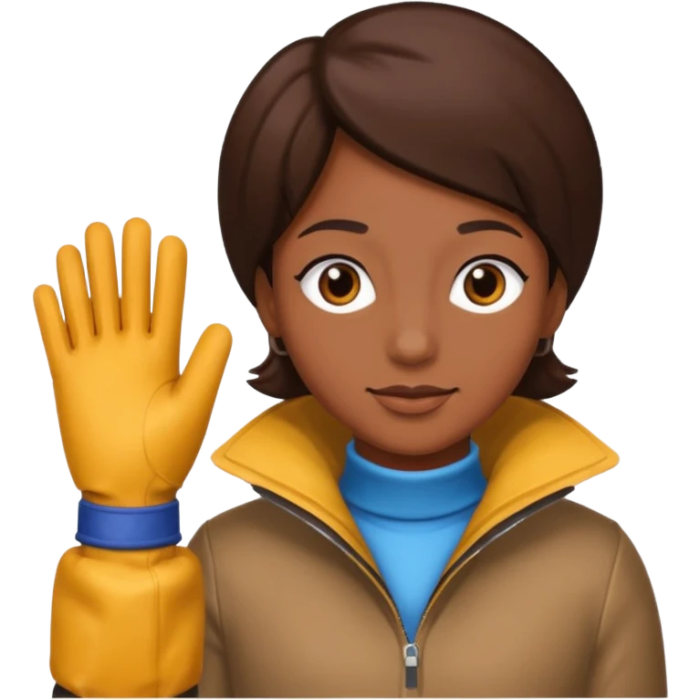 Robber with glouse emoji