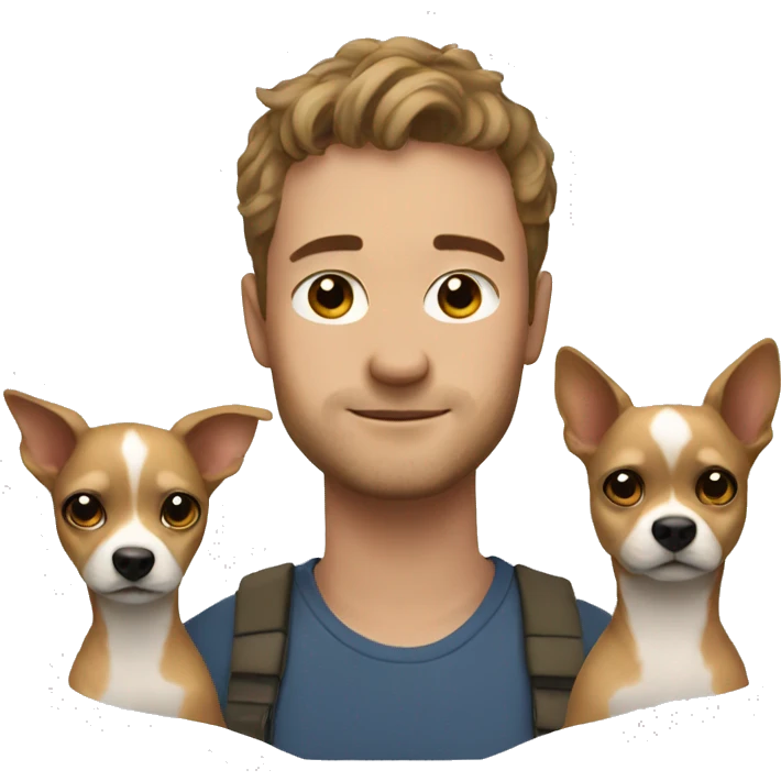 andrew with chihua emoji