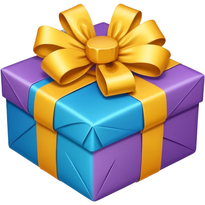 подарок с бантом emoji