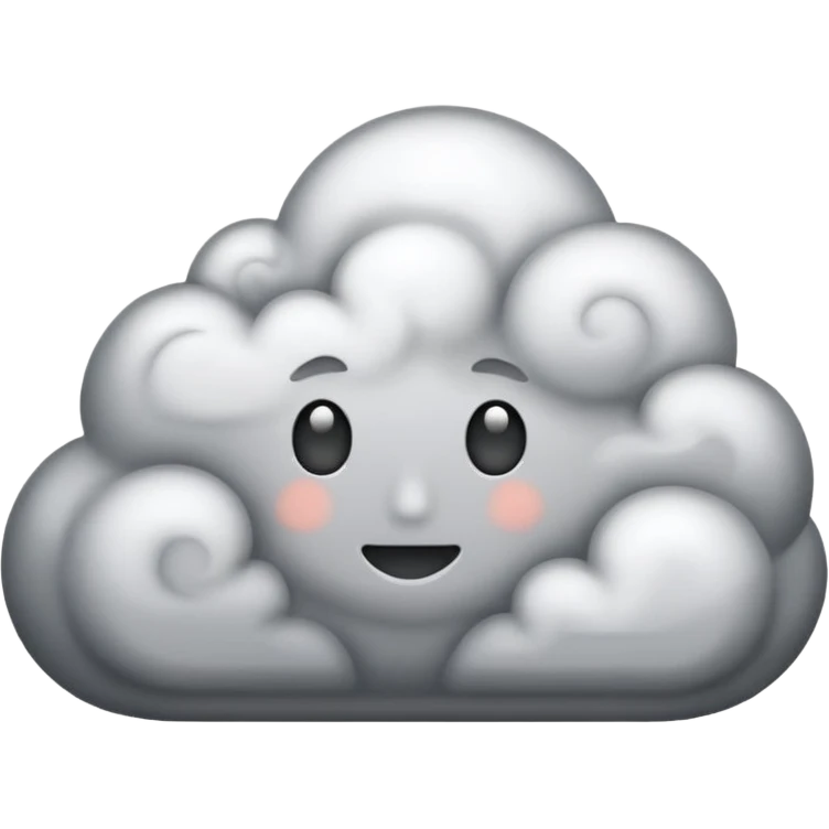 smoke coming out of a blunt emoji