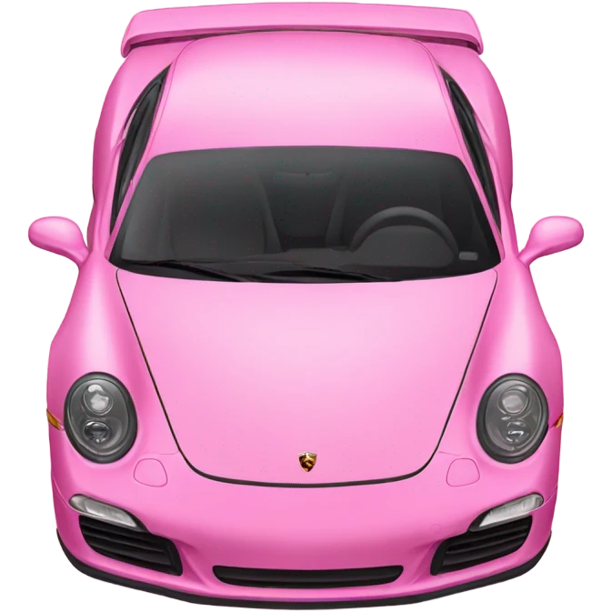 Pink Porsche  emoji