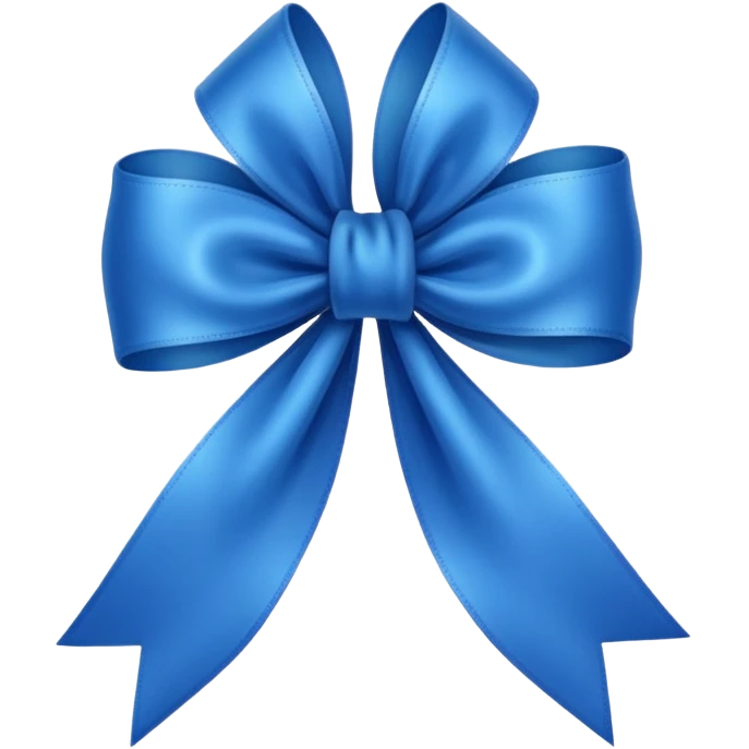 Blue ribbon emoji