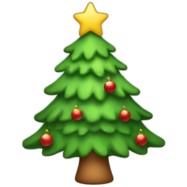 cute christmas tree emoji