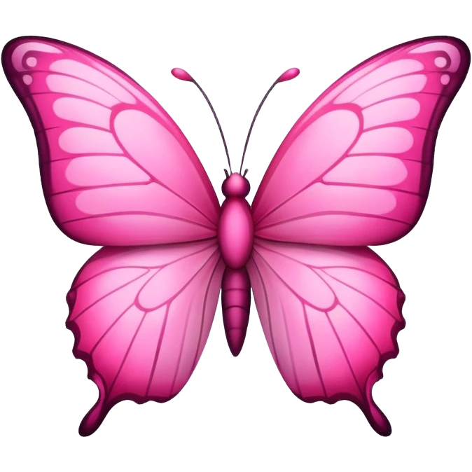 Butterfly pink  emoji