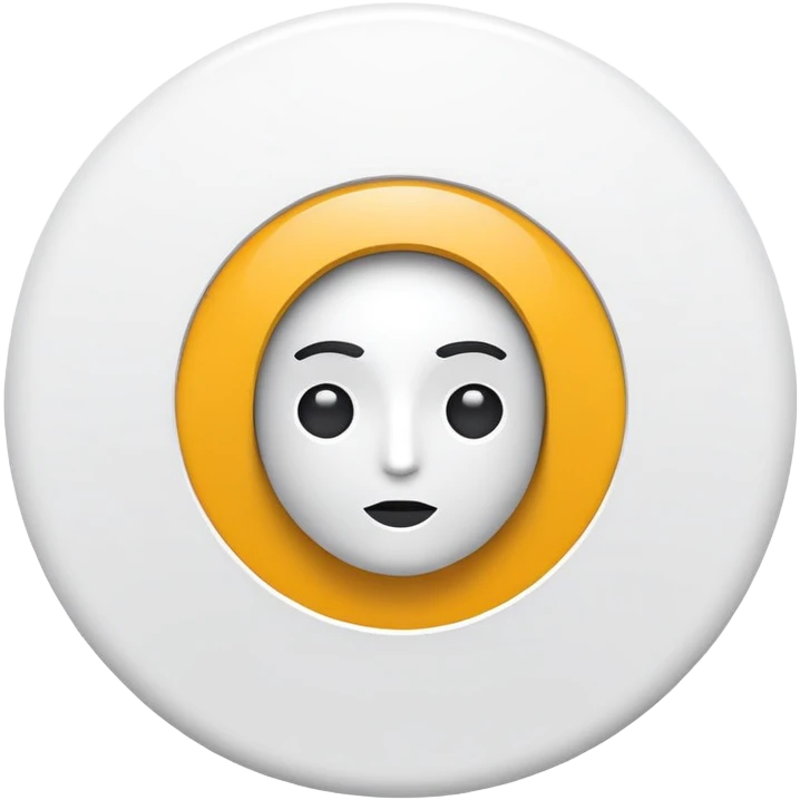 minimalist logo self2.art, focus on AI and art emoji