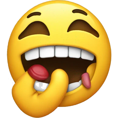 emoji biting its finger emoji