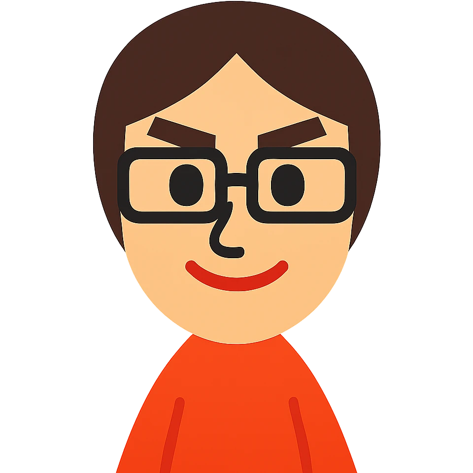 Nintendo Mii character emoji