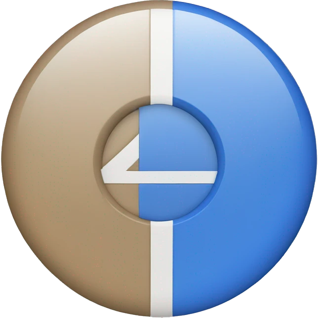 create a blue circle with an S and a 15 inside emoji