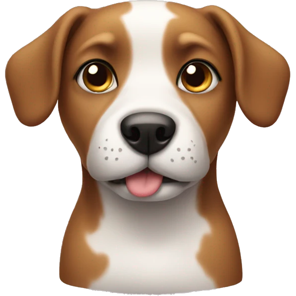Cute dog emoji