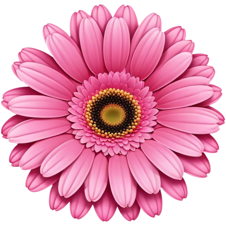 Pink gerbera daisy emoji