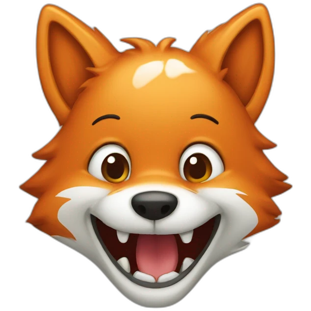 Fox dental emoji