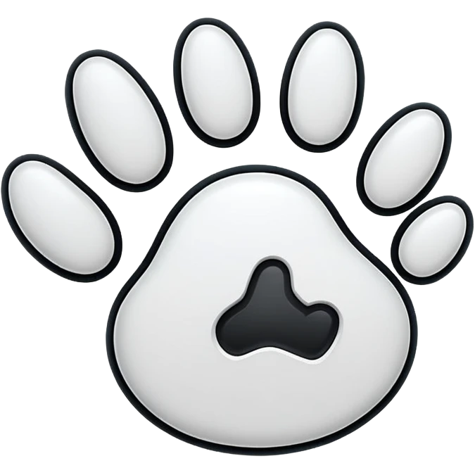 mac os icon paw cat cursor emoji