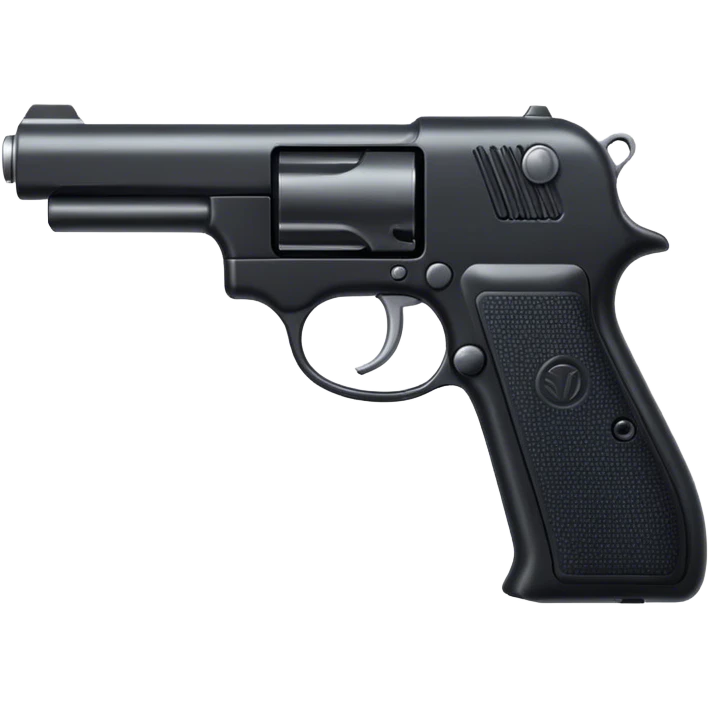 black gun emoji