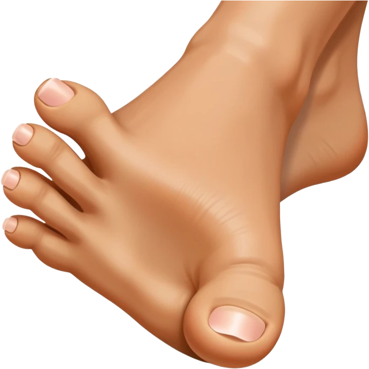 Toe flipping someone off emoji