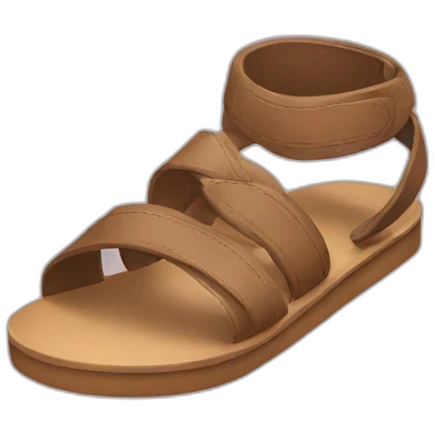 wearing sandals emoji
