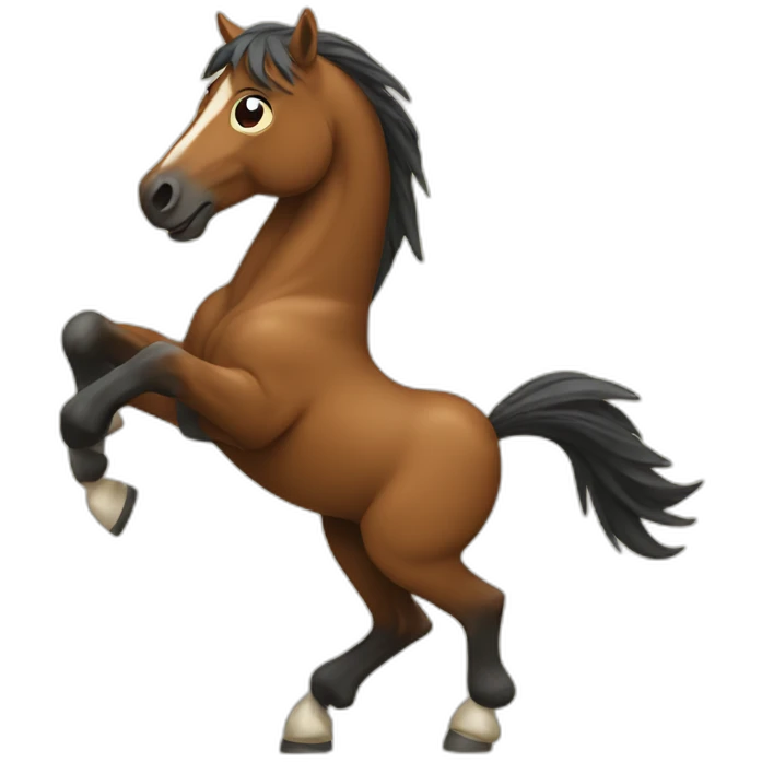 a dancing horse emoji