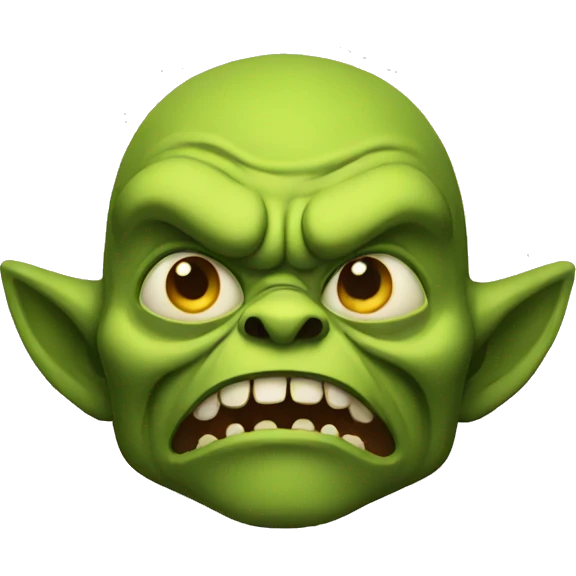angry goblin emoji