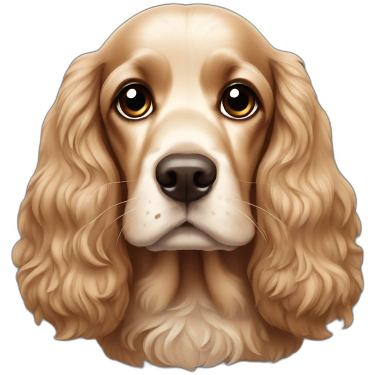 Cocker spaniel emoji