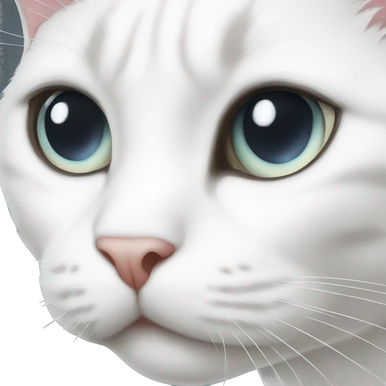 white cat emoji
