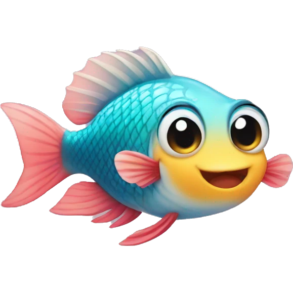 Fish in love  emoji
