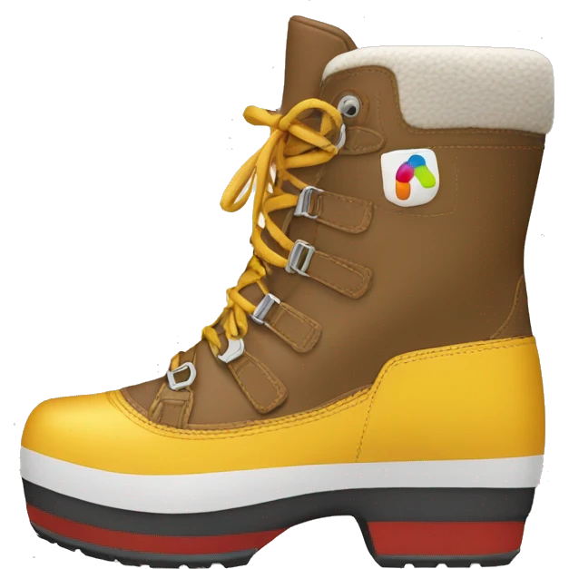 Moonboot brand shoes emoji