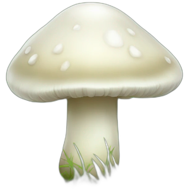 field white mushroom emoji