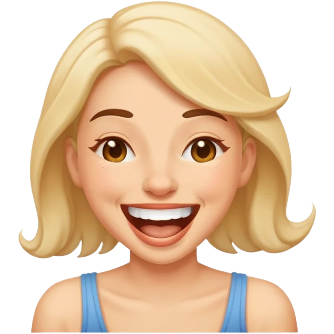 women farts emoji