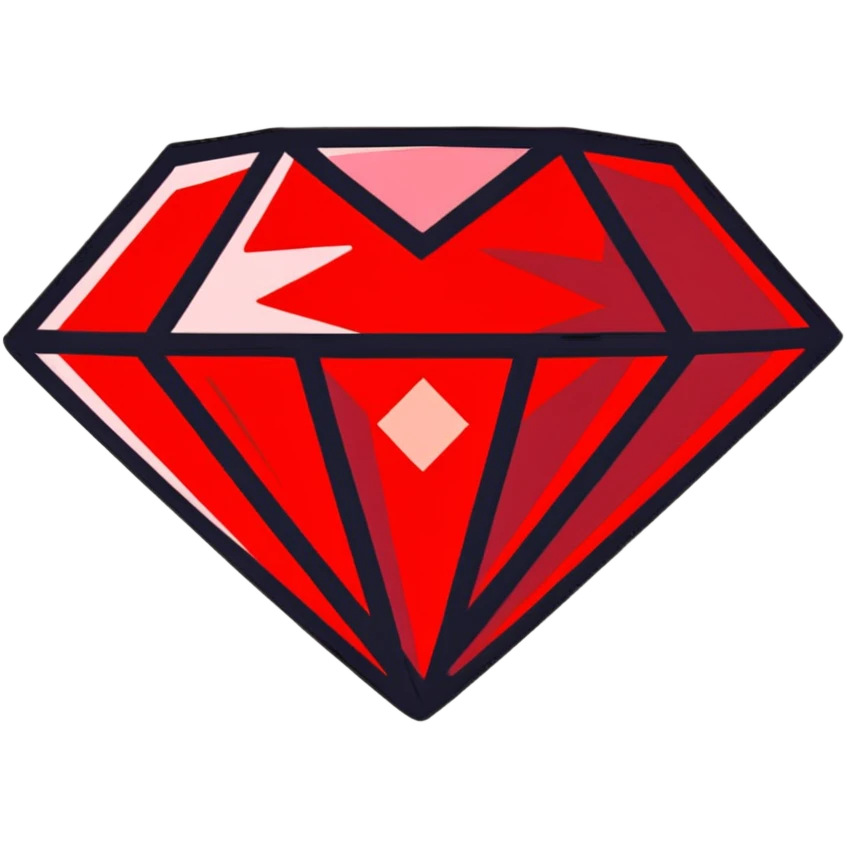 Red diamond emoji