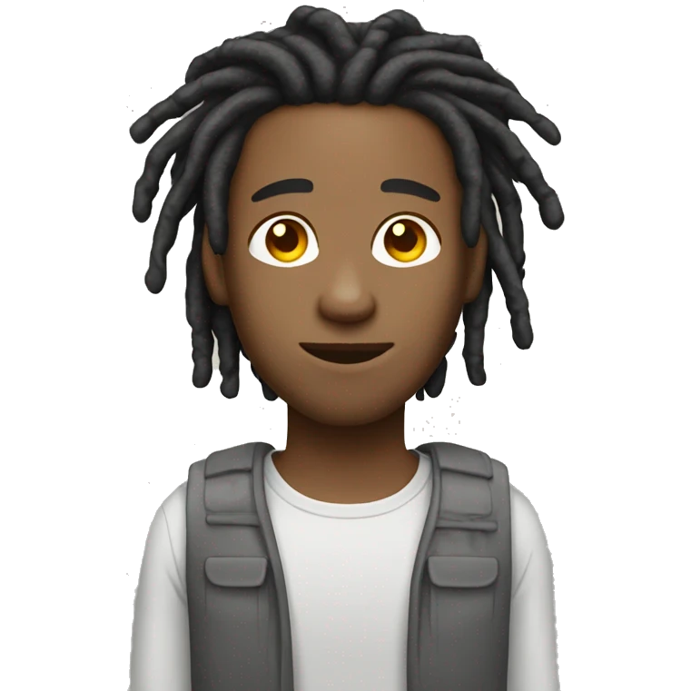 guy with dreads whose lightskin emoji