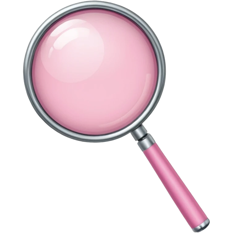 mix light pink dark pink and white girly internet with a magnifying glass emoji