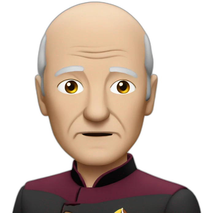 Disappointed Picard emoji