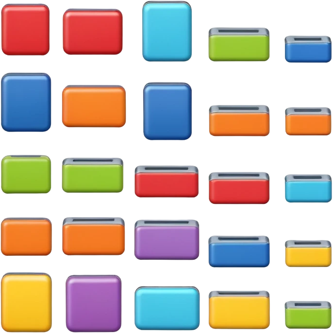 fridge with magnets emoji