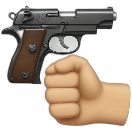 Hand pistols emoji