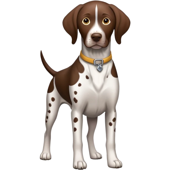 German shorthaired pointer emoji