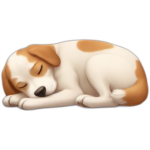 Dog sleep emoji