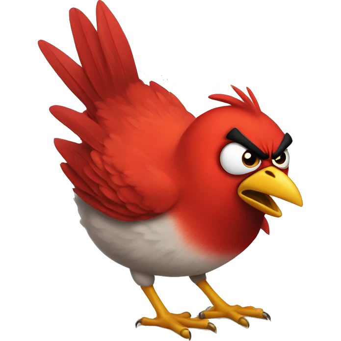 Angry Red Bird emoji