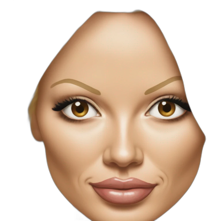 Hyperrealist voluptuose Pamela anderson emoji