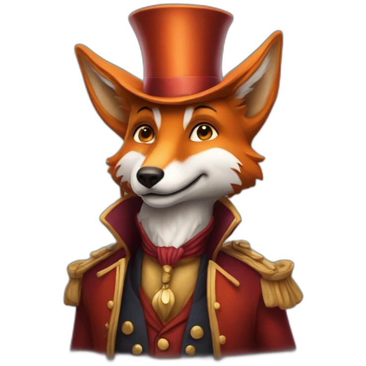 un renard magicien emoji