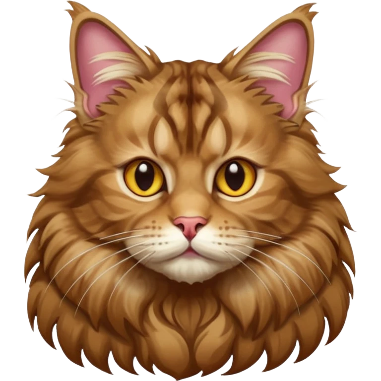 Mainecoon cat with big balls emoji